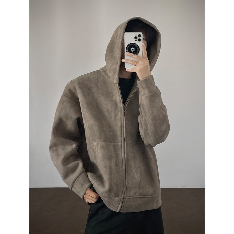 03767fe5-03c6-45fa-945d-77c92a5c8dda.jpg American Retro Tie-dyed Hooded Plus Size Sweater Coat For Men - Image 8