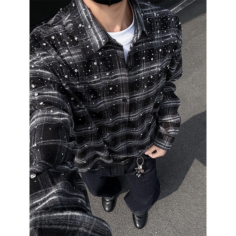 2db7ea55-1fe9-4da1-a9eb-012633e3ae5c_trans.jpeg Starry Heavy Embroidery Hot Drilling Shirt Men's Retro Coat - Image 4