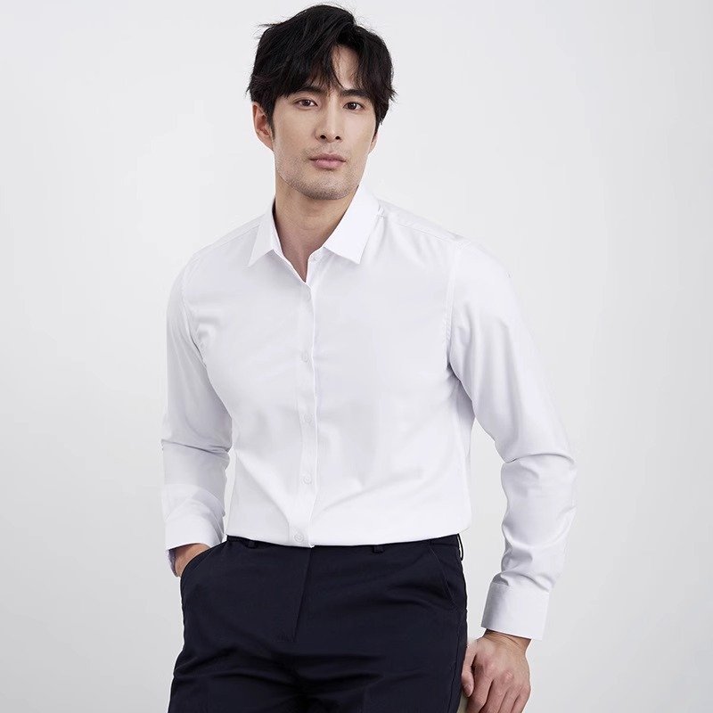 O1CN01NeJuOQ1pYt3XqGNhd_2216010525373-0-cib.jpg Lightly Mature Business Wine Red Shirt Men - Image 7