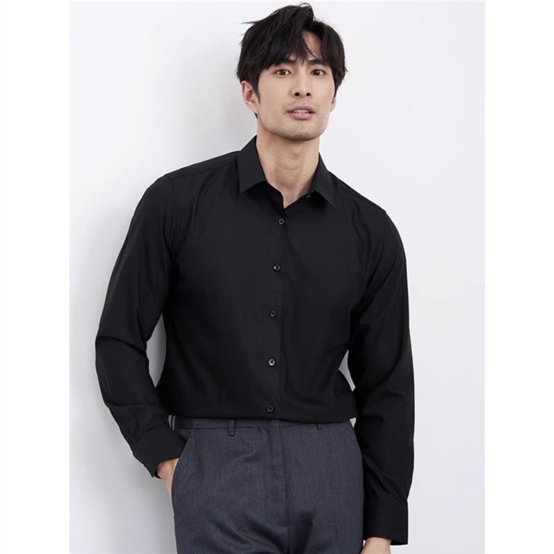 O1CN01uUNxN91pYt3ZT44tN_2216010525373-0-cib.jpg Lightly Mature Business Wine Red Shirt Men - Image 5